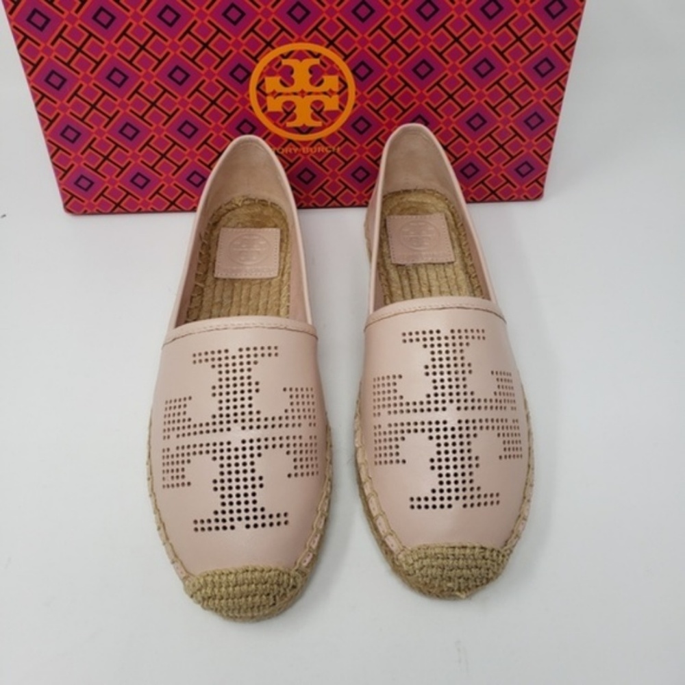 Brand New Tory Burch Leather Espadrille Shoes - Picture 2 of 6